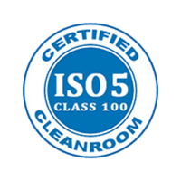 ISO-5 Class 100 certified cleanroom
